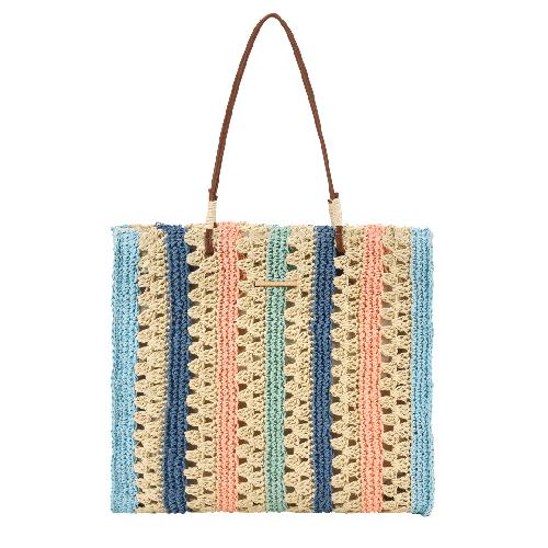 сумка biffoli paglia crochet blue bust-club.com