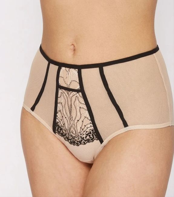 Трусы Miss Fabio Lola высокие (Silver Pink/Black)