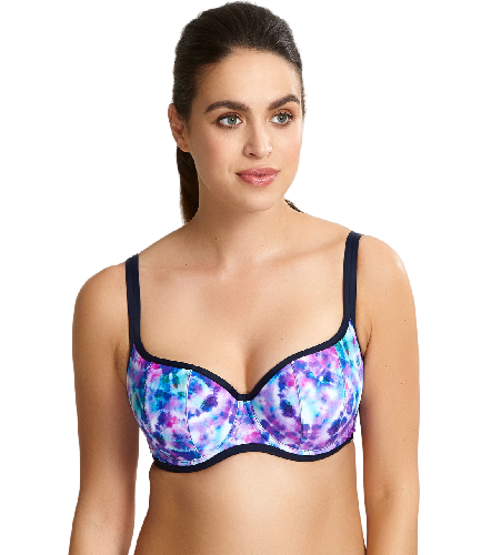 верх купальника panache  aspyn padded balconette(tie dye) bust-club.com