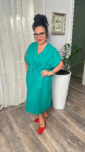 платье pluto oone (bright green) bust-club.com