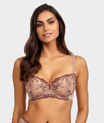 бюстгальтер с мягкой чашкой ewa bien hana balconet(cappuccino) bust-club.com