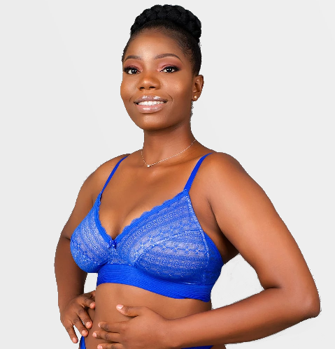 бюстгальтер panache lyzy triangle bra (cobalt) bust-club.com
