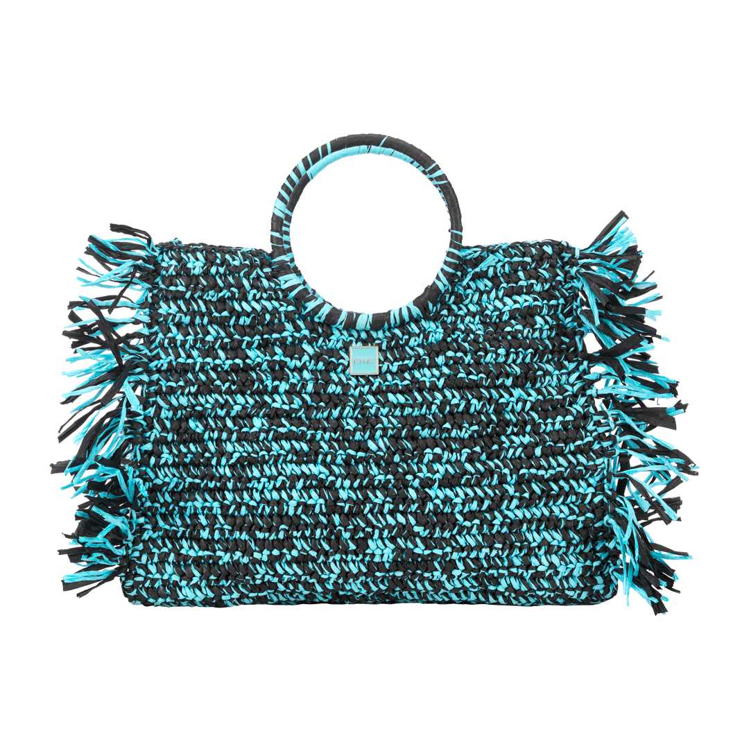 Сумка Biffoli Intrecciata Blue
