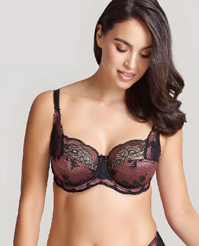 бюстгальтер panache clara full cup (black/fig) bust-club.com