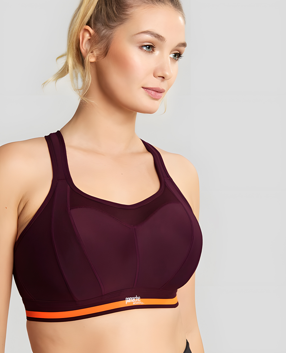 Спортивный бюстгальтер Panache без костей Non Wired Sports (MULBERRY)