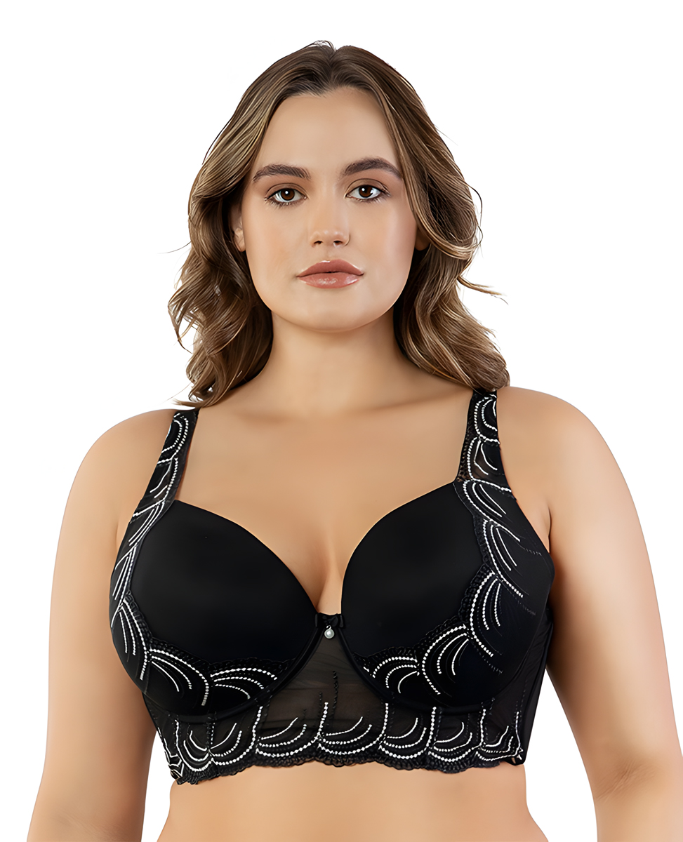 Полукорсет Parfait с твердой чашкой Pearl (Black)