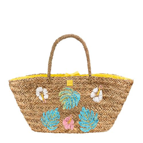 сумка biffoli paglia maxi ricami green bust-club.com