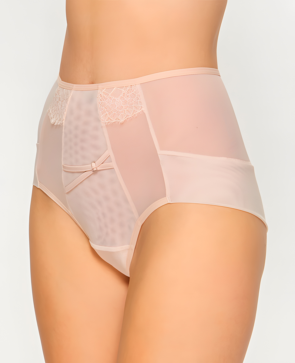 Трусы высокие Miss Fabio Pari (Silver Pink)
