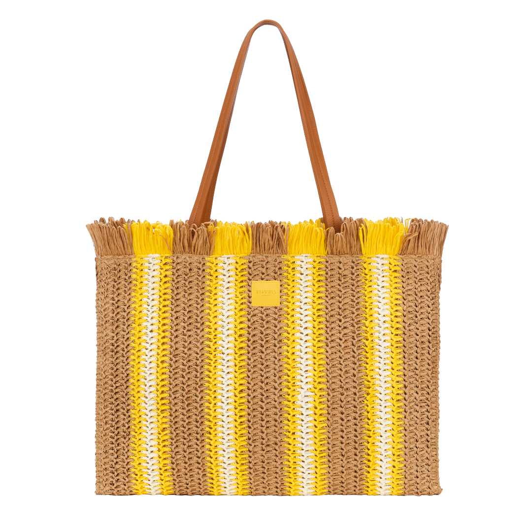 Сумка Biffoli Paglia Sfrangiata Yellow
