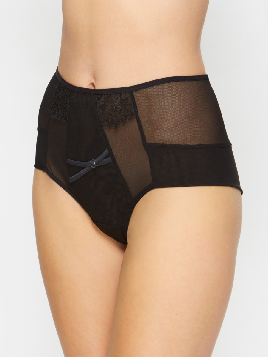 Трусы высокие Miss Fabio Pari (Black)