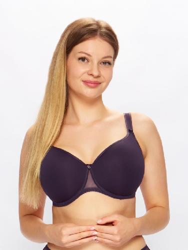 бюстгальтер miss fabio spacer elen (aubergine) bust-club.com