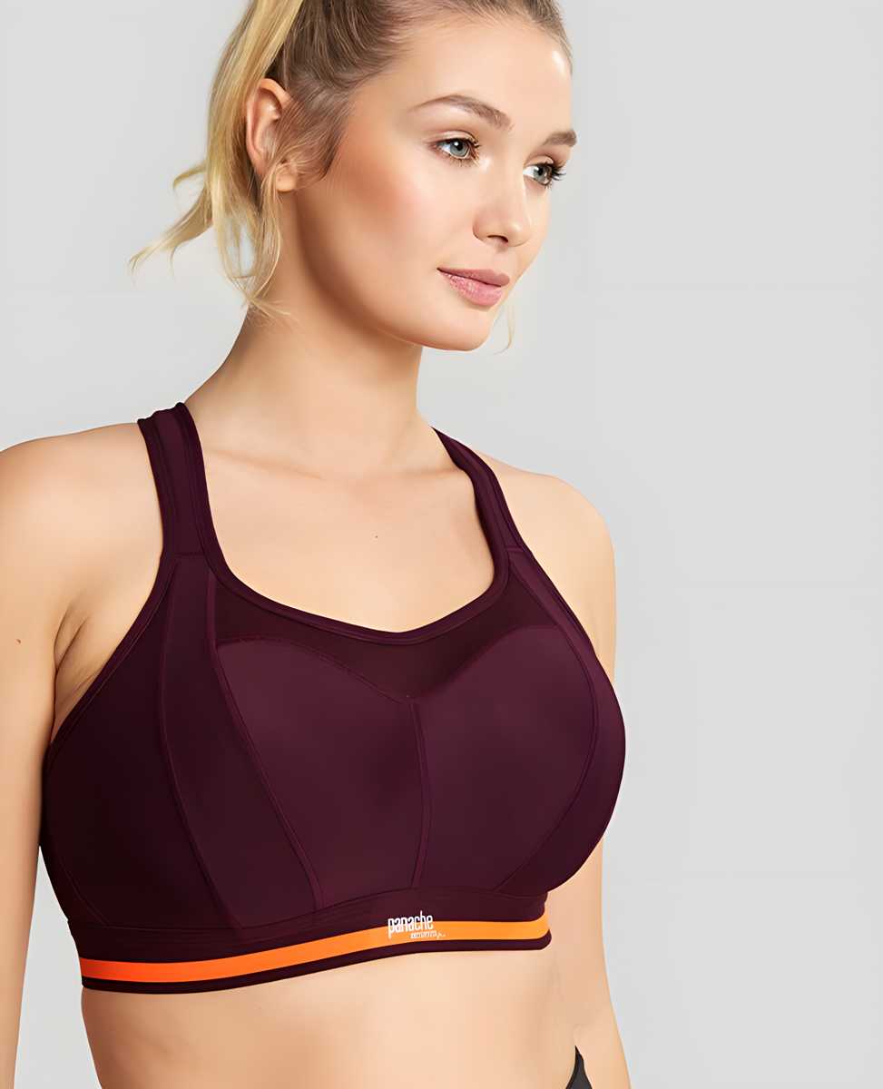 Спортивный бюстгальтер Panache без костей Non Wired Sports (MULBERRY)