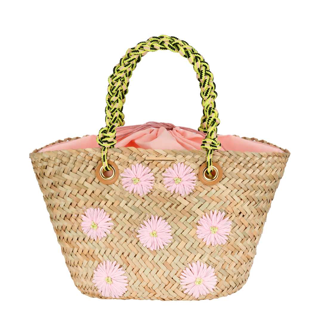 Сумка Biffoli Paglia Margherite Pink