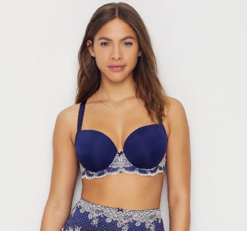 бюстгальтер panache clara moulded bra (navy) bust-club.com