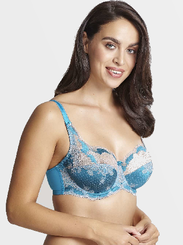 бюстгальтер panache clara full cup (peacock blue) bust-club.com