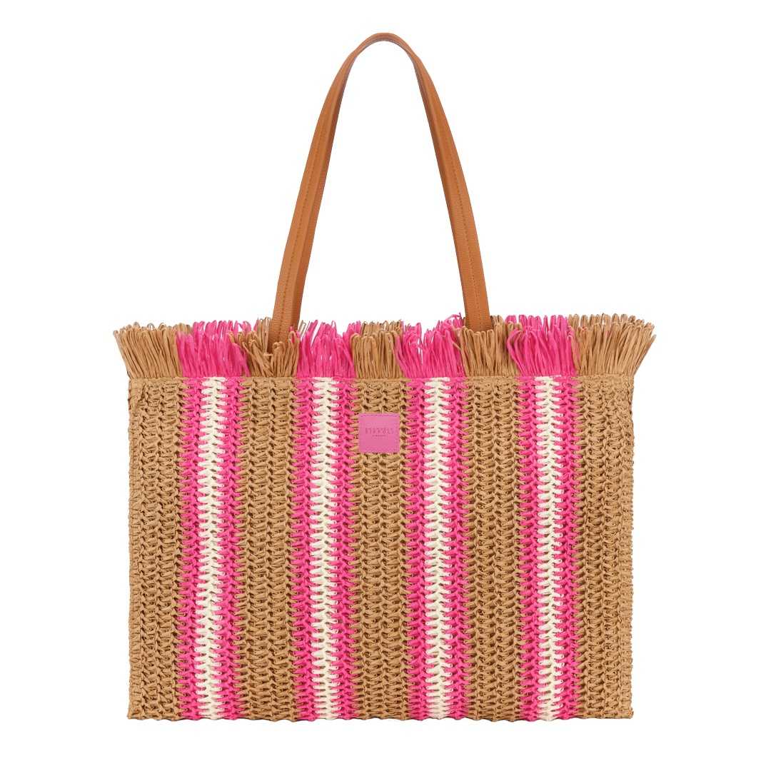 Сумка Biffoli Paglia Sfrangiata Pink