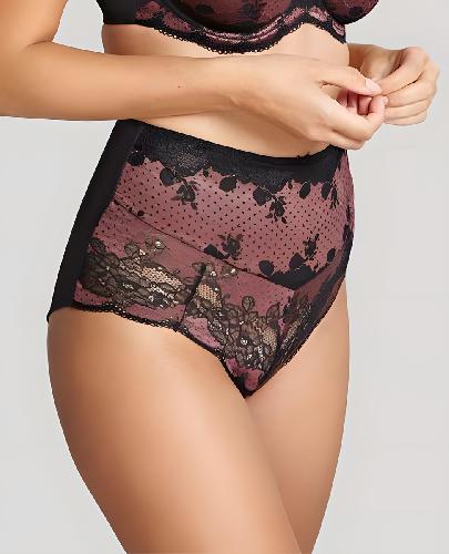 трусы panache clara high waist (black/fig) bust-club.com