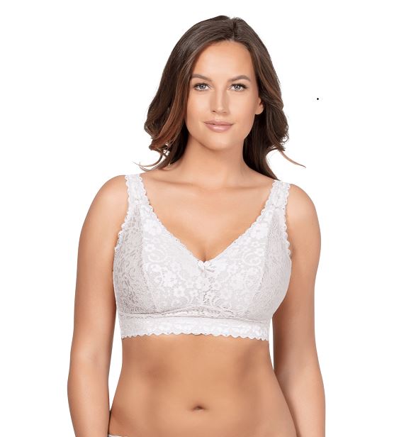 Бюстгальтер без костей Parfait Adriana Lace Bralette (Pearl white)