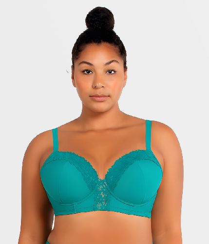 верх купальника parfait brigitte (dark mint) bust-club.com
