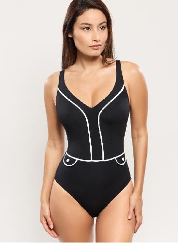 слитный купальник empreinte attitude (noir) bust-club.com