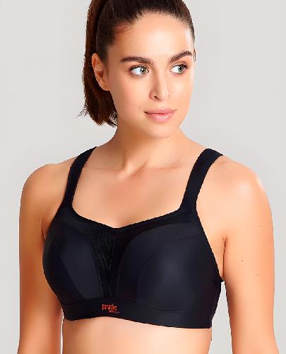 спортивный бюстгальтер panache sport bra (black) bust-club.com